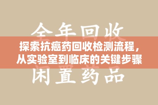银川探索抗癌药回收检测流程，从实验室到临床的关键步骤