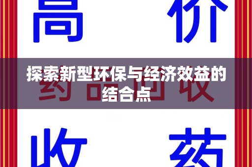 银川探索新型环保与经济效益的结合点