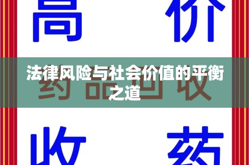 银川法律风险与社会价值的平衡之道