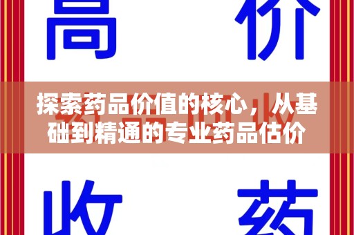 银川探索药品价值的核心，从基础到精通的专业药品估价