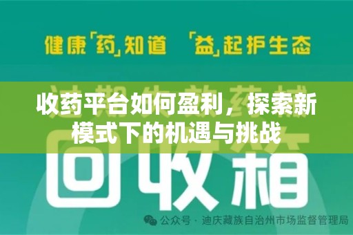 银川收药平台如何盈利，探索新模式下的机遇与挑战